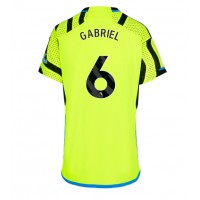 Arsenal Gabriel Magalhaes #6 Vieraspaita Naiset 2023-24 Lyhythihainen